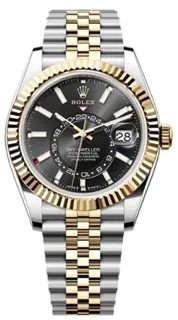 Rolex Sky-Dweller 336933 42mm Yellow gold and Stainless steel Black