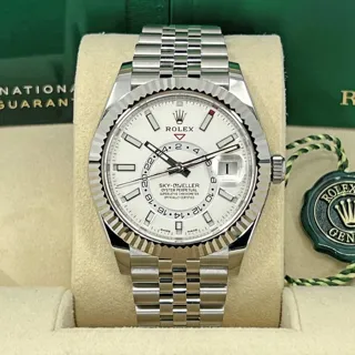 Rolex Sky-Dweller 336934-0004 White gold and Stainless steel White