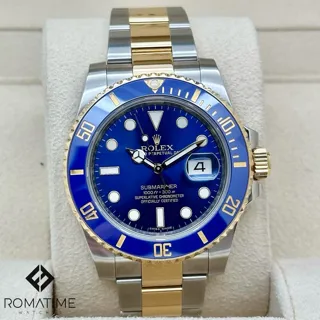 Rolex Submariner 116613LB-0005 Yellow gold and Stainless steel Blue