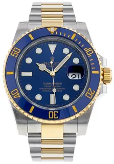 Rolex Submariner 116613LB-0005 Yellow gold and Stainless steel Blue