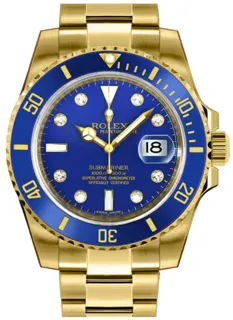 Rolex Submariner 116618LB-0002 White gold Blue