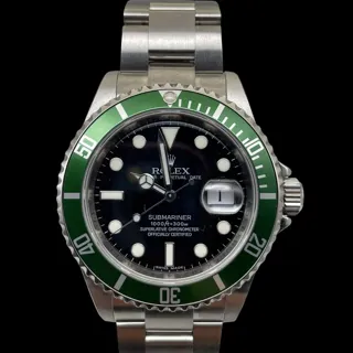 Rolex Submariner 16610LV Stainless steel Black