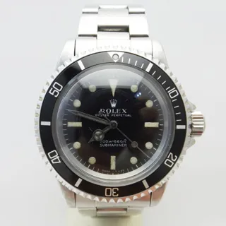 Rolex Submariner (No Date) 5513-01 Stainless steel Black