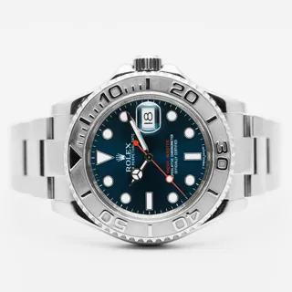 Rolex Yacht-Master 116622-0001 Platinum and Stainless steel Blue