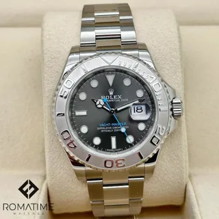 Rolex Yacht-Master 116622-0003 Platinum and Stainless steel Gray