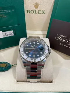 Rolex Yacht-Master 126622-0002 40mm Platinum and Stainless steel Blue