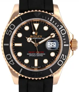 Rolex Yacht-Master 126655-0002 Rose gold Black