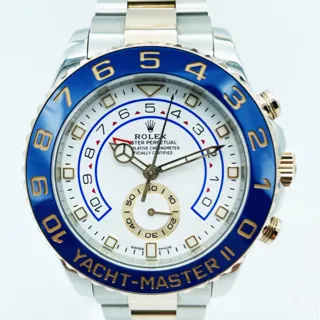 Rolex Yacht-Master II 116681-0002 Rose gold and Oystersteel White