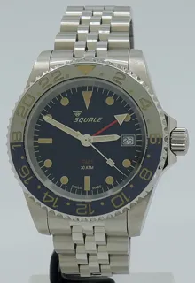 Squale Tropic GMT Ceramica 30 Atmos Diver Y1545 Stainless steel Black