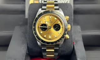 Tudor Black Bay Chronograph 79363N-0001 Yellow gold and Stainless steel Black