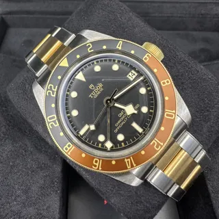 Tudor Black Bay GMT 79833MN-0001 41mm Yellow gold and Stainless steel Black