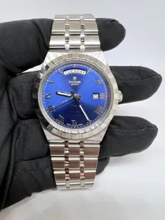 Tudor Day-Date M28600-0005 Stainless steel Blue