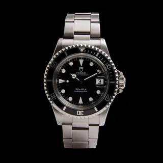 Tudor Submariner 79090 Stainless steel Black