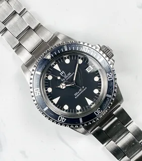 Tudor Submariner 79090 Stainless steel Black