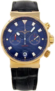 Ulysse Nardin Blue Seal 356-68 Rose gold Blue