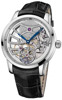 Ulysse Nardin Classic Skeleton Tourbillon 1709-129 Platinum Skeletonized