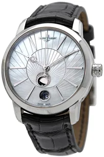 Ulysse Nardin Classico Luna 8293-123-2/91 Stainless steel White