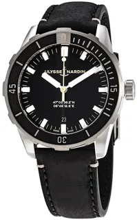 Ulysse Nardin Diver 8163-175/92 Stainless steel Black