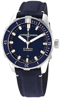 Ulysse Nardin Diver 8163-175/93 Stainless steel Blue