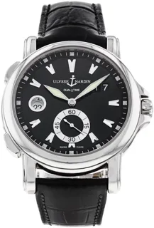 Ulysse Nardin Dual Time 243-55/92 42mm Stainless steel Black