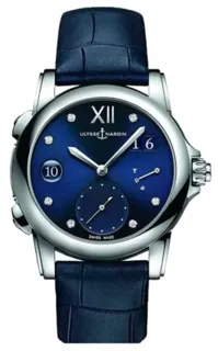 Ulysse Nardin Dual Time 3243-222/393 Stainless steel Blue