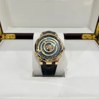 Ulysse Nardin Executive 1062-113/01 Rose gold Blue and Golden