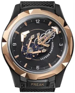 Ulysse Nardin Freak 2405-500-2A/3D Rose gold and Titanium and Black DLC Black