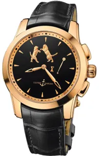 Ulysse Nardin Hourstriker 6106-130/E2-TIGER Rose gold Black