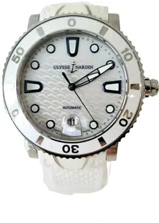 Ulysse Nardin Lady Diver 8103-101-3/00 Stainless steel White