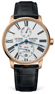 Ulysse Nardin Marine 1182-310/40 Rose gold White