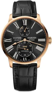 Ulysse Nardin Marine 1182-310/42 Rose gold Black