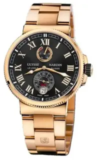 Ulysse Nardin Marine 1186-126-8M/42 Rose gold Black