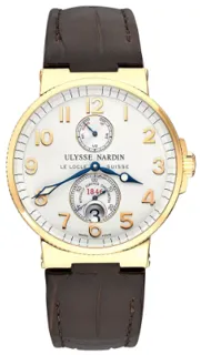 Ulysse Nardin Marine 266-66 Rose gold Silver