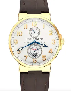 Ulysse Nardin Marine 266-66 Rose gold Silver