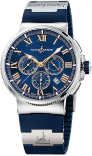 Ulysse Nardin Marine Chronograph 1503-150LE Stainless steel Blue