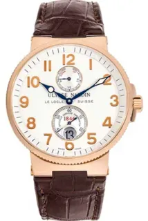 Ulysse Nardin Marine Chronometer 41mm 266-66 RG Rose gold Silver