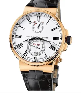 Ulysse Nardin Marine Chronometer Manufacture 1186-122/40 Rose gold White