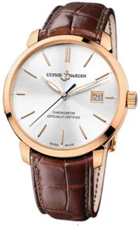 Ulysse Nardin San Marco 8156-111-2/90 Rose gold Silver