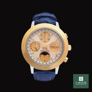 Universal Genève 699.104 Yellow gold and Stainless steel White