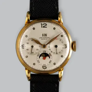 Universal Genève ASTRONOMIC 51305 Yellow gold White