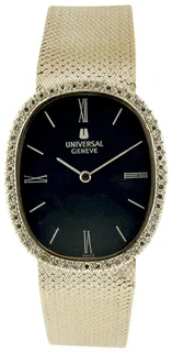 Universal Genève White gold and Diamond Black