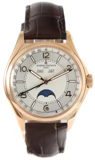 Vacheron Constantin Fiftysix 4000E/000R-B438 Rose gold Silver