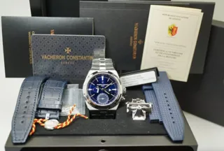 Vacheron Constantin Overseas Dual Time 7900V/110A-B334 Stainless steel Blue