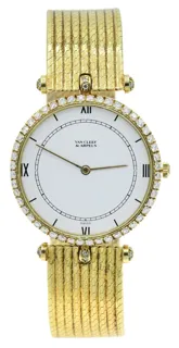 Van Cleef & Arpels Diamond and 18k yellow gold White