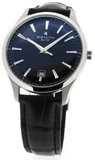 Zenith Captain Central Second 03.2020.670/21.C493 Stainless steel Black