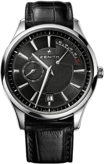 Zenith Captain Power Reserve 03.2120.685/22.C493 Stainless steel Black