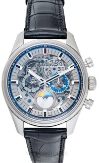 Zenith El Primero 03.2530.4047/78.C813 Stainless steel Skeletonized