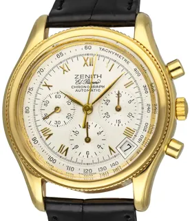 Zenith El Primero Chronograph 06.0210.400 Yellow gold White