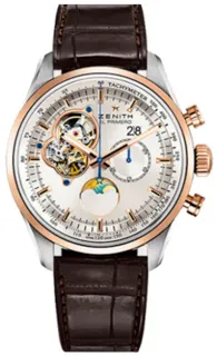 Zenith El Primero Chronomaster 51.2160.4047/01.C713 Rose gold and Stainless steel Silver