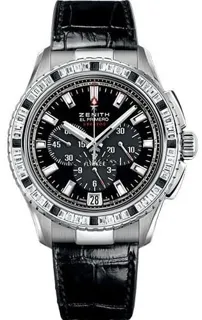 Zenith El Primero Stratos Flyback 45.2063.405/21.C714 White gold Black